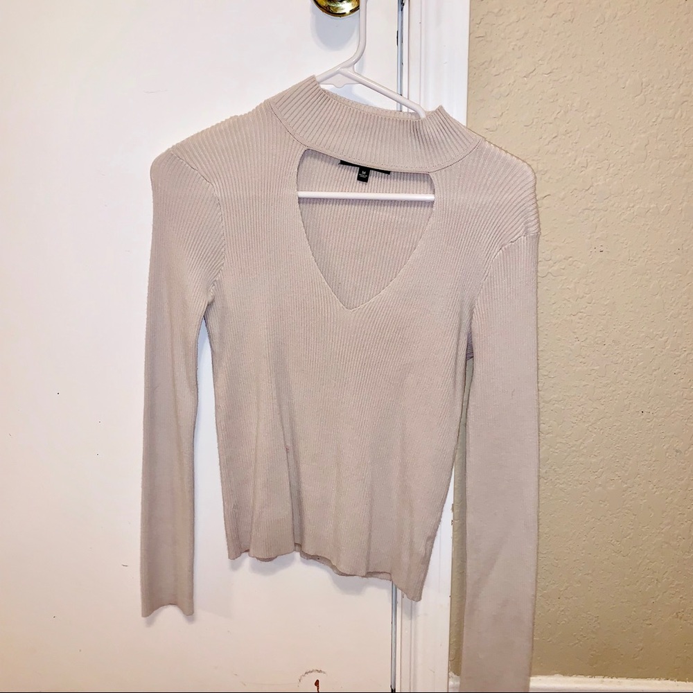 Mock neck long sleeve